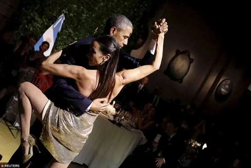 barack obama a buenos aires balla il tango