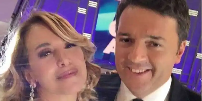 barbara d urso matteo renzi selfie