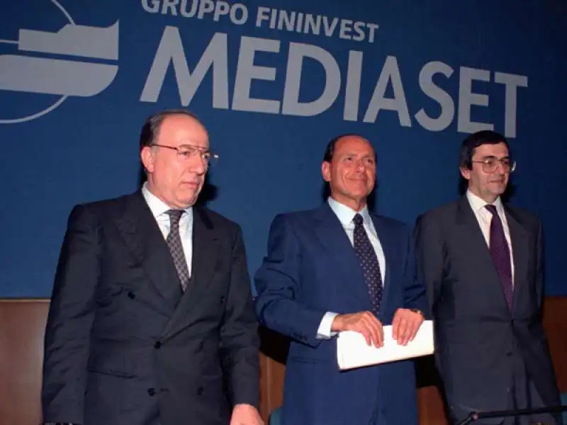 berlusconi confalonieri mediaset