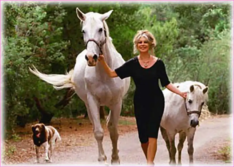 brigitte bardot  e i suoi animali