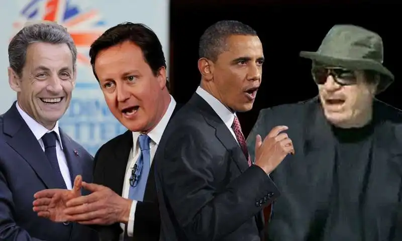 cameron obama sarkozy gheddafi