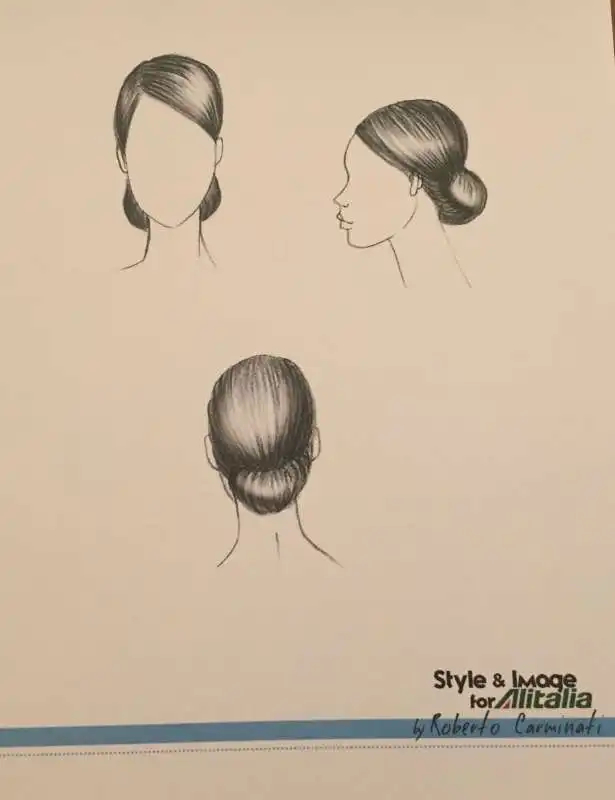 chignon basso