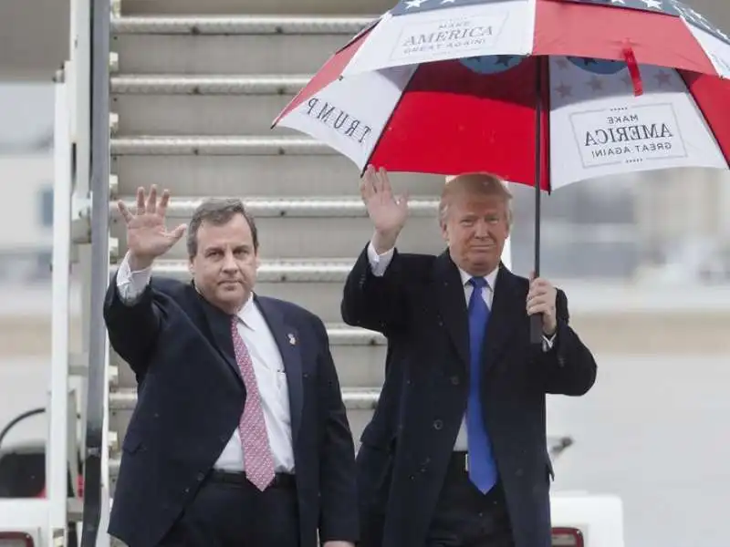 chris christie con donald trump