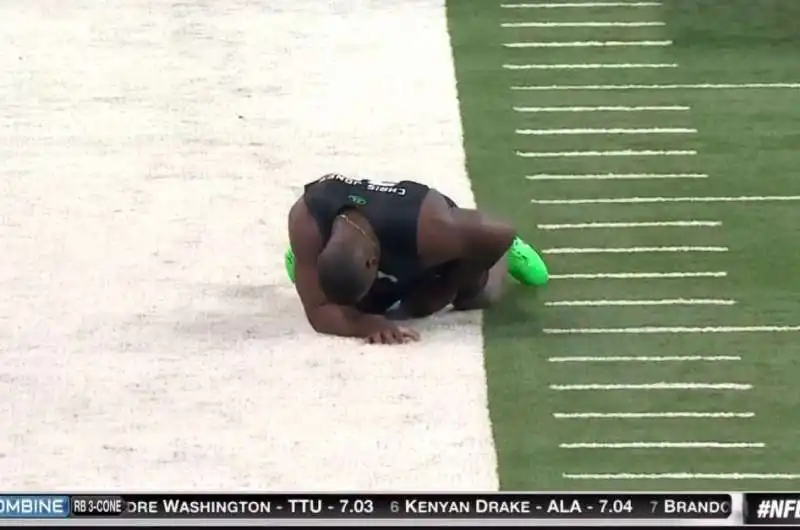 chris jones nfl incidente sulla pista di atletica  3