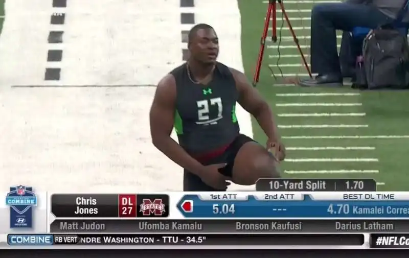 chris jones nfl incidente sulla pista di atletica  8