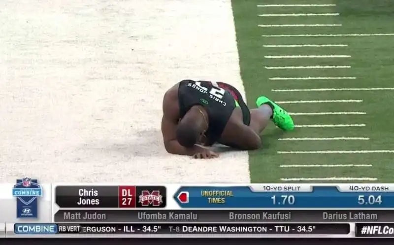 chris jones nfl incidente sulla pista di atletica  9