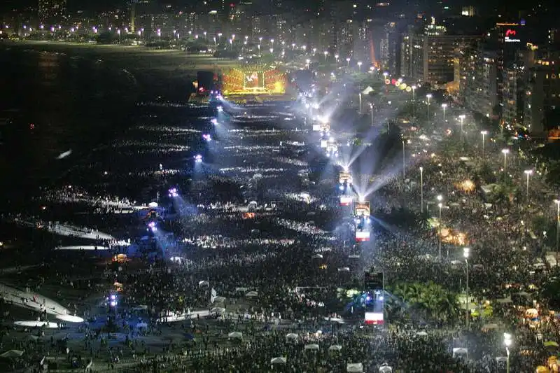 CONCERTO DEGLI STONES A COPACABANA