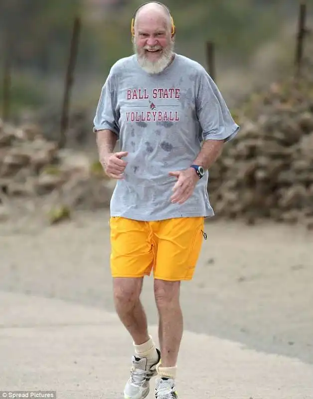 david letterman con barba