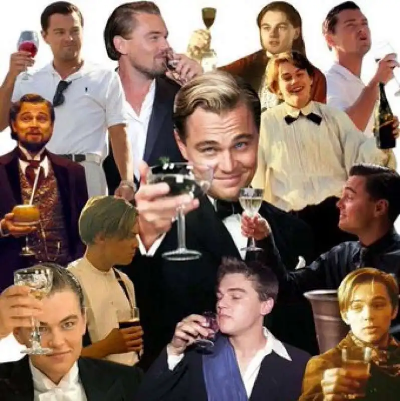 dicaprio festeggia l oscar