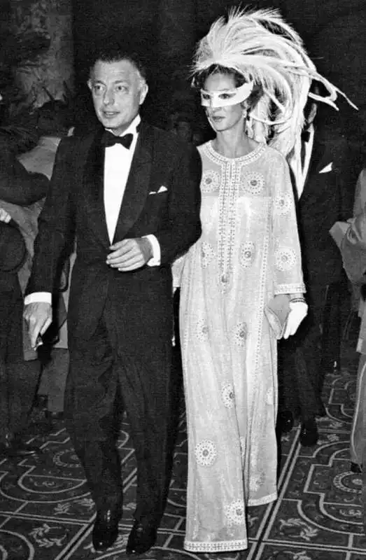 giovanni  e marella agnelli al ballo di truman capote