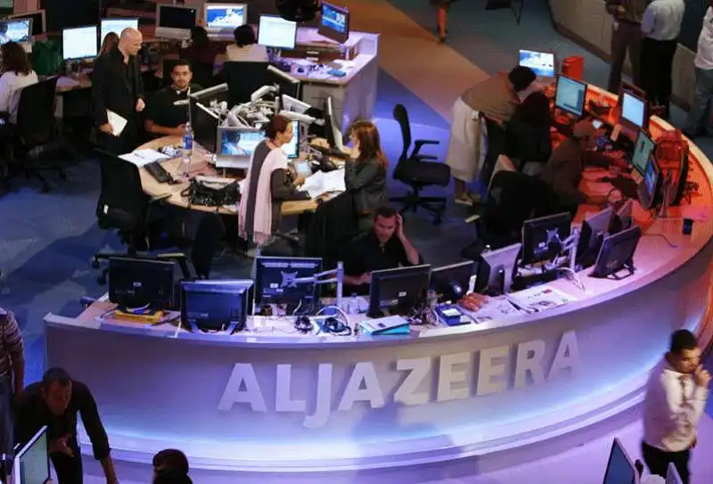 gli studi di  al jazeera