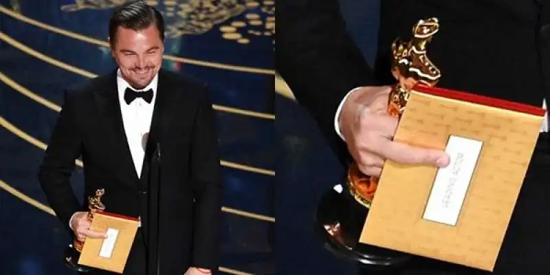 il dito medio di dicaprio agli oscar