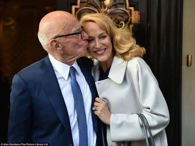 il matrimonio di rupert murdoch e jerry hall      