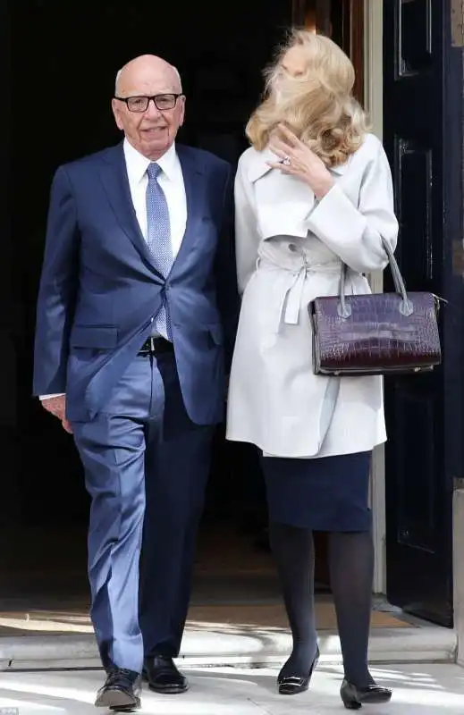 il matrimonio di rupert murdoch e jerry hall   