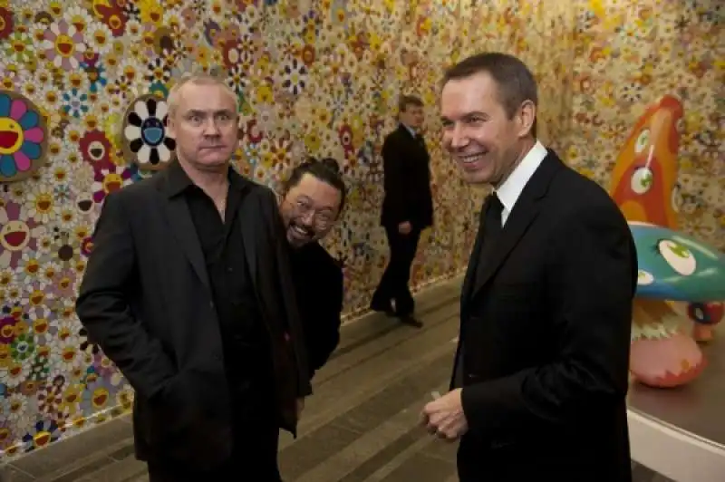 jeff koons e damien hirst