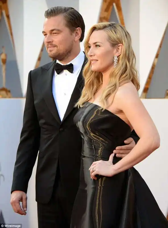 kate e leo riuniti agli oscar