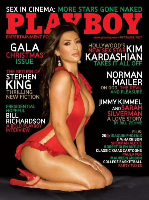 kim kardashian su playboy