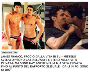 l articolo su james franco di dagospia censurato da facebook