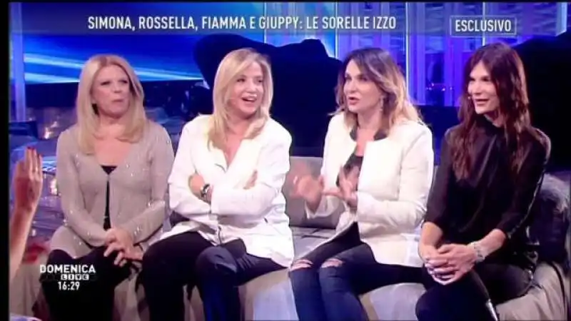 le sorelle izzo simona rossella fiamma giuppy