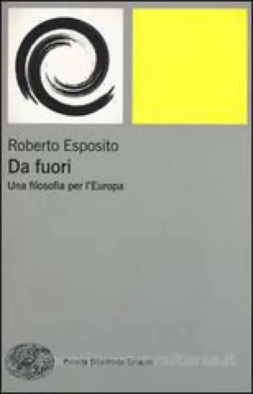 LIBRO ROBERTO ESPOSITO DA FUORI