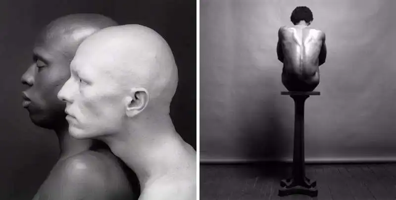 mapplethorpe ken moody and robert sherman 1984 right robert mapplethorpe phillip prioleau 1979