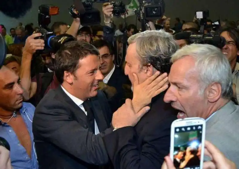 MICHELE EMILIANO E MATTEO RENZI