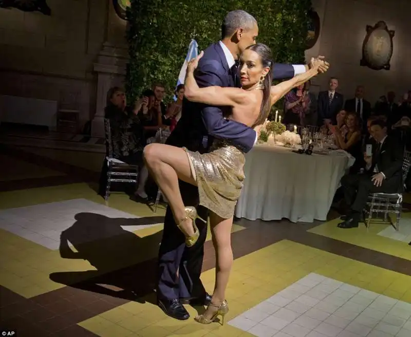 obama balla il tango argentino