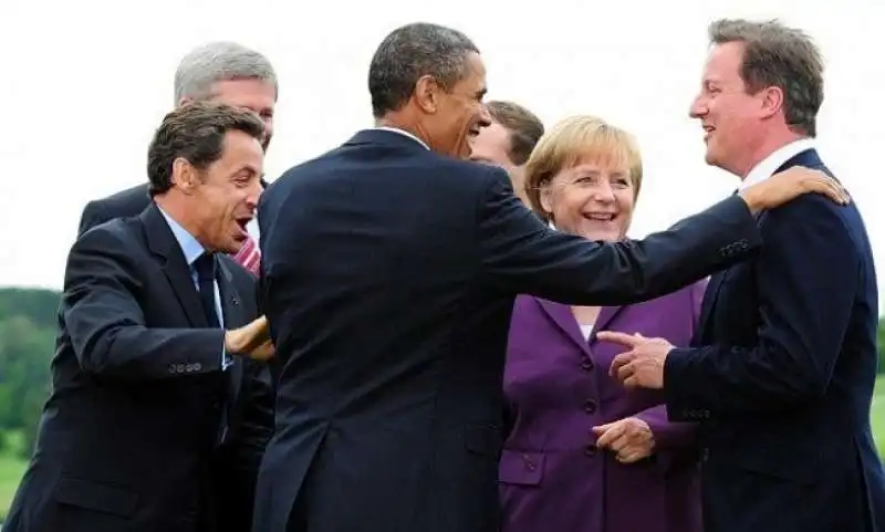 obama merkel sarkozy cameron