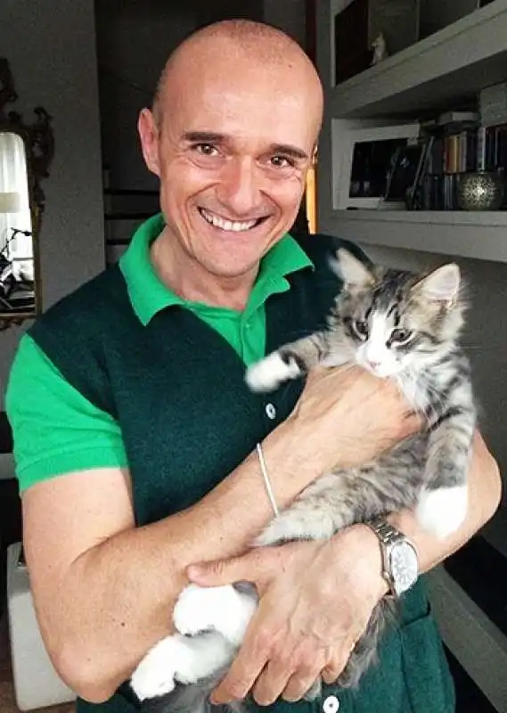 signorini con il gatto teo