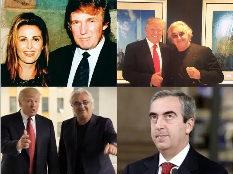 TRUMP BRIATORE SANTANCHE