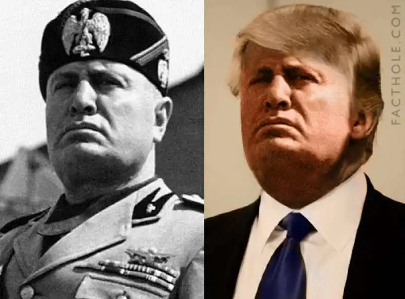 TRUMP MUSSOLINI