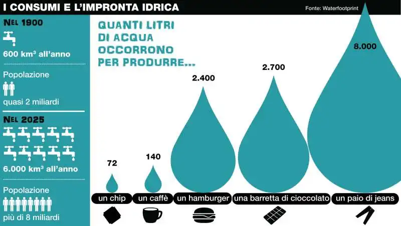 ACQUA VIRTUALE - IL COSTO DELLE COSTE