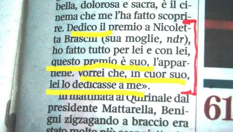 Carla Vistarini e la scopiazzatura di Benigni a Sermonti 