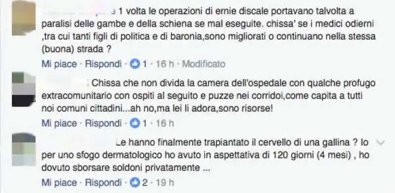 commenti  sull  operazione di laura boldrini 