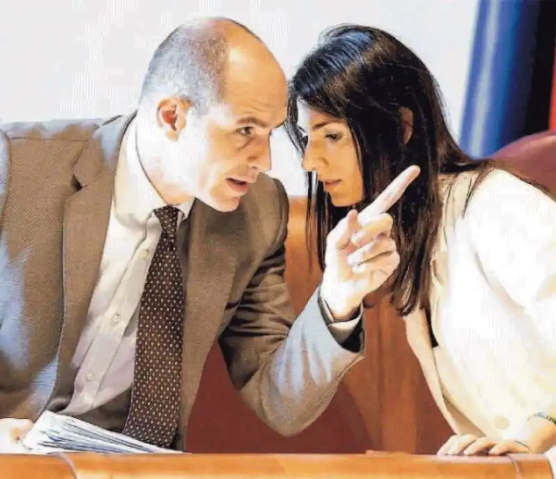 DANIELE FRONGIA E VIRGINIA RAGGI