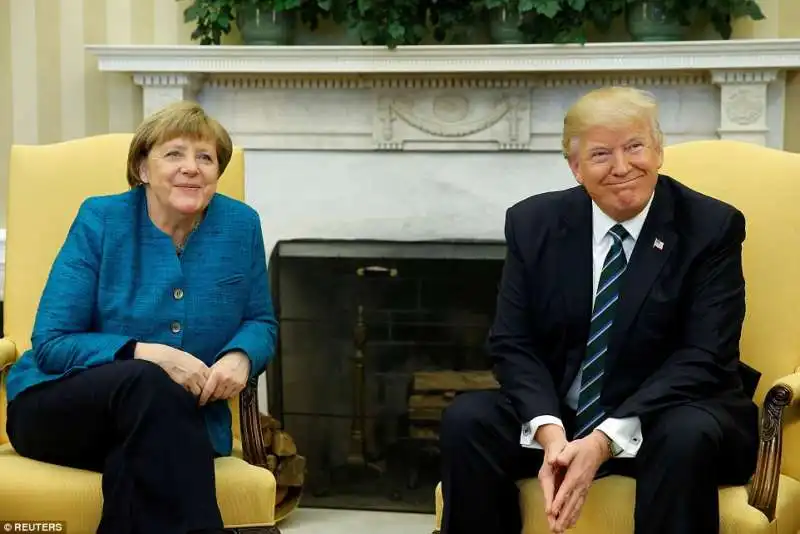 donald trump  angela merkel