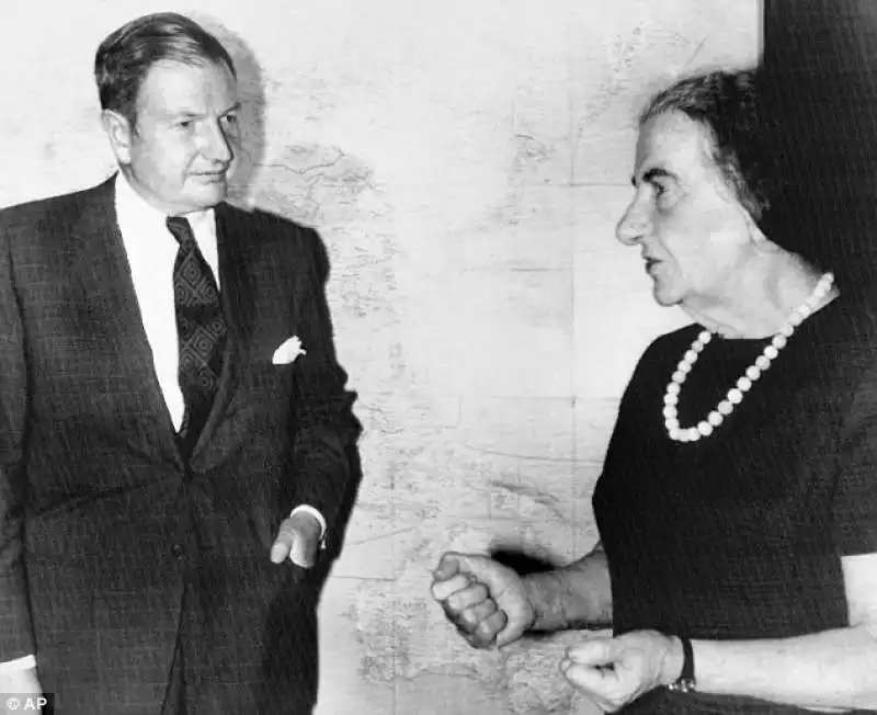 golda meir david rockefeller