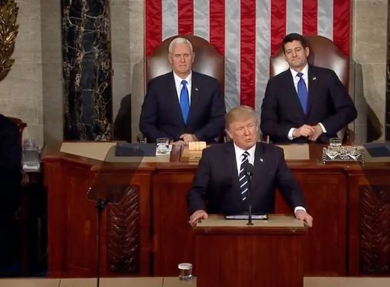 il discorso di donald trump al congresso 1