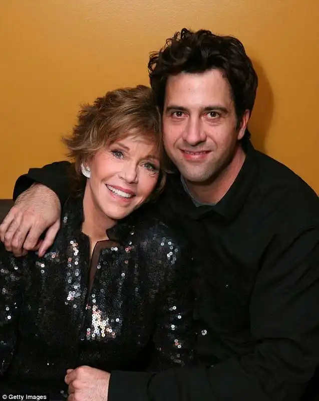 jane fonda e il figlio troy