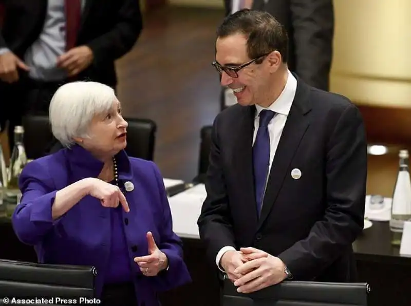 janet yellen steven mnuchin