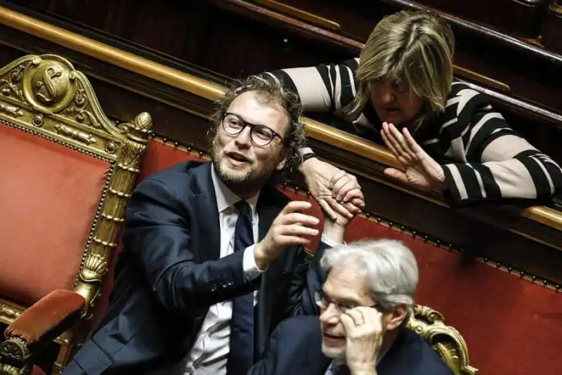 lotti in senato per la mozione di sfiducia 3