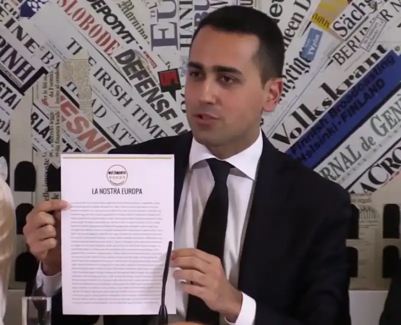 LUIGI DI MAIO  EURO EUROPA