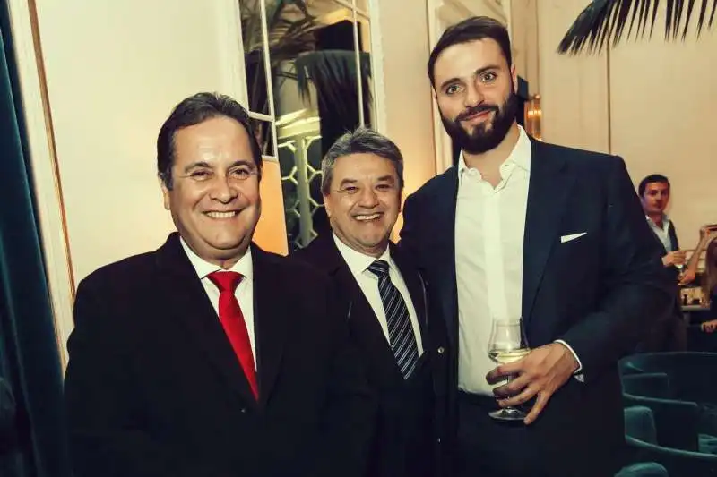 luis iberico (ambasciatore del peru), jose garcia (console peru), guillaume desforges