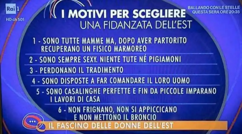 parliamone sabato paola perego e le donne dell est  1