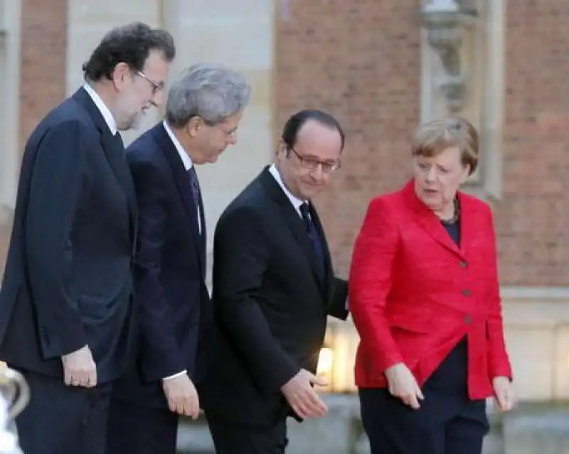 RAJOY GENTILONI HOLLANDE MERKEL