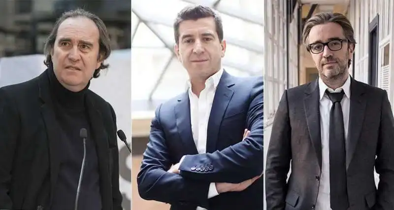 Xavier Niel - Pierre Antoine Capton - Matthieu Pigasse