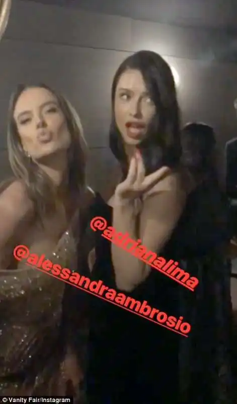 alessandra ambrosio e adriana lima