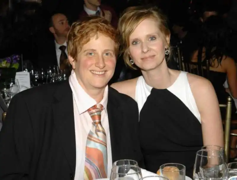 cynthia nixon con la moglie