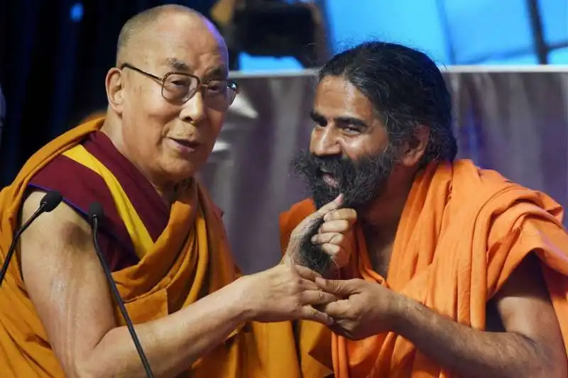 dalai lama e baba ramdev