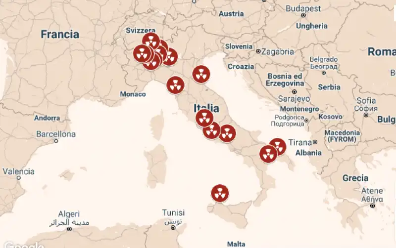 depositi radioattivi